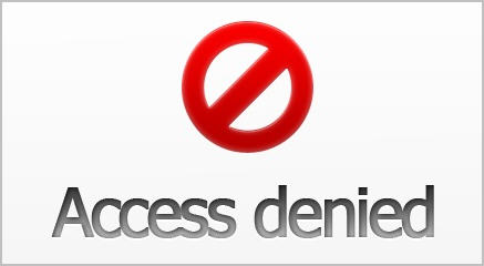 Access Denied With A Red Caution Circle Access Denied With A Red Caution Circle